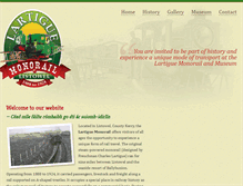 Tablet Screenshot of lartiguemonorail.com